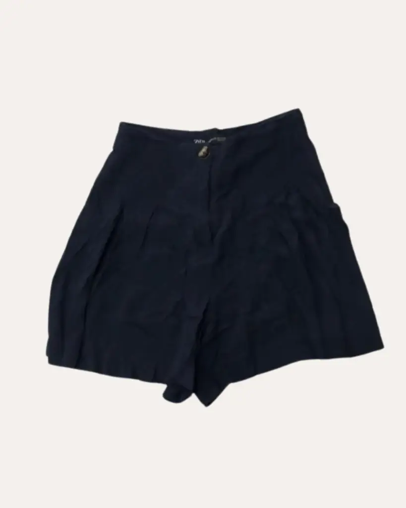 SHORT AZUL MARINO ZARA 