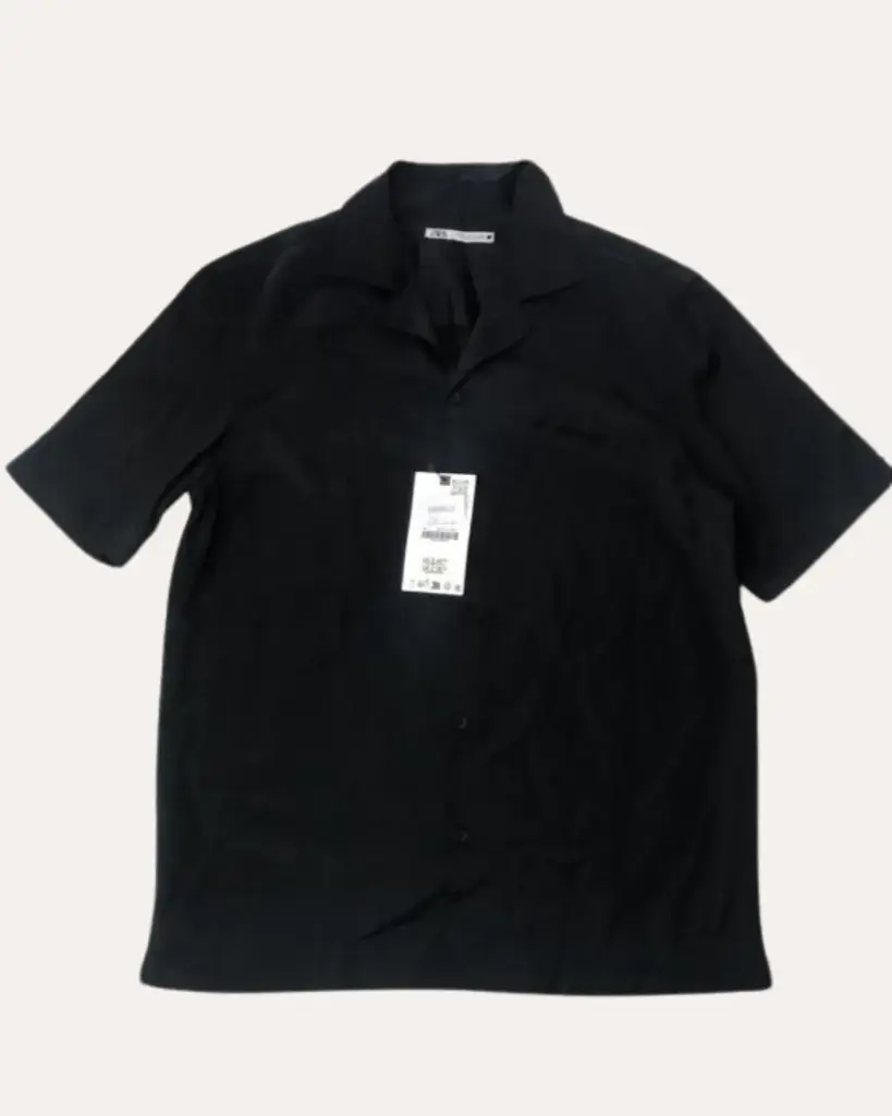 CAMISA NEGRO ZARA 