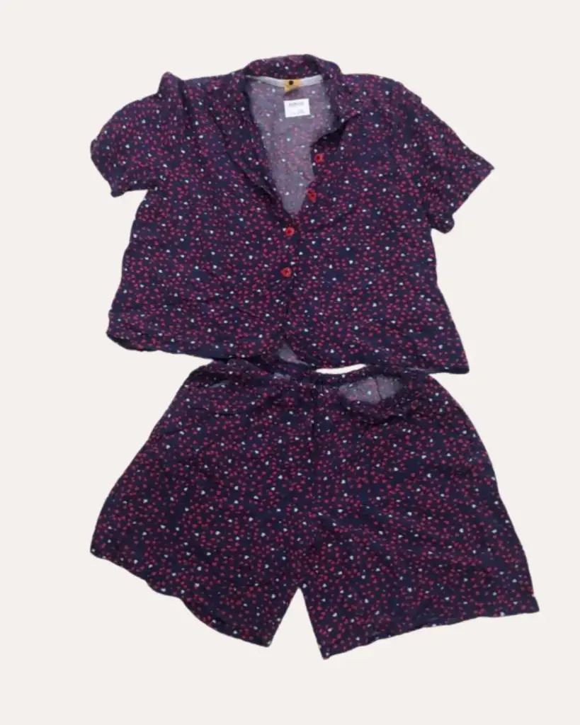 PIJAMA MORADO DE CORAZONES BINOVA