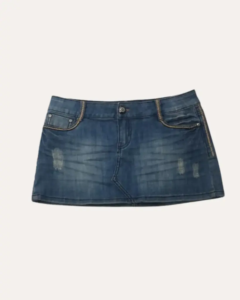 FALDA DENIM LA IDOL USA  