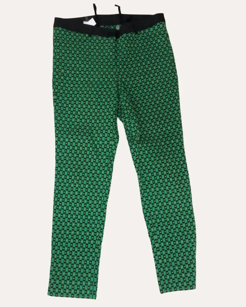 PANTALON CUADROS VERDES