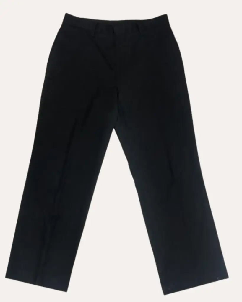 PANTALON NEGRO CON GRIS PERRY HELLIS 