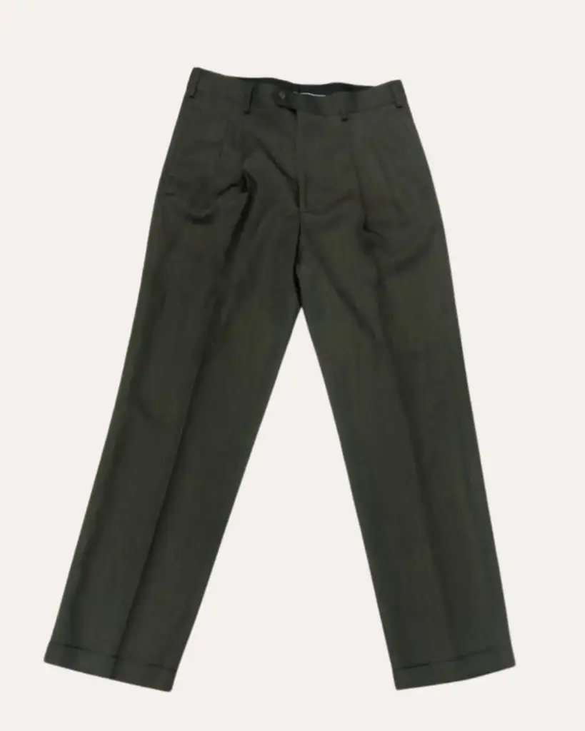 PANTALON VERDE OLIVA GEOFREY BENE 