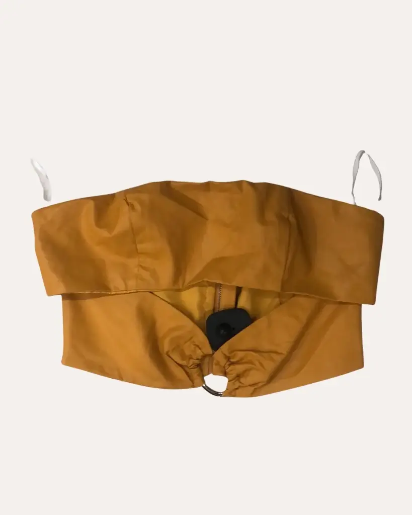 TOP MOSTAZA CUERINA SHEIN