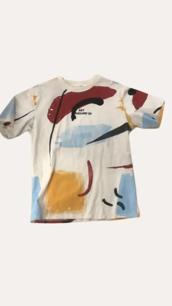 FRANELA BEIGE CON COLORES ZARA