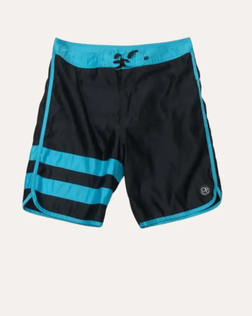 BERMUDA NEGRO CON AZUL 