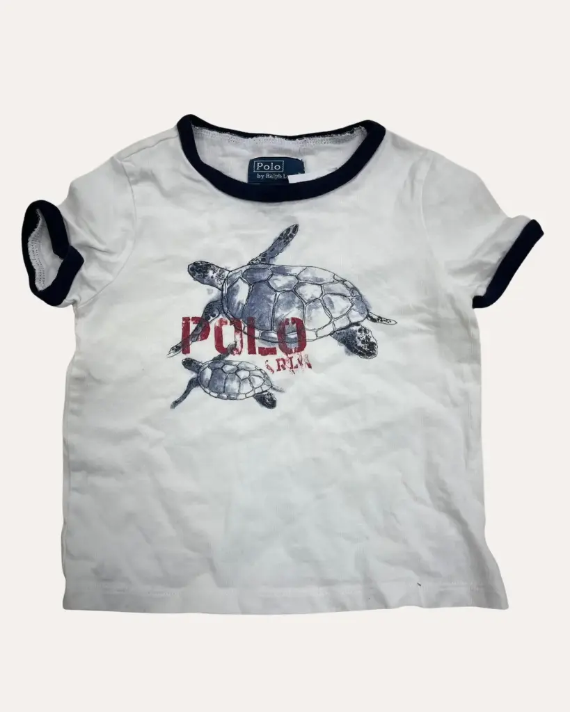 FRANELA BLANCA RALPH LAUREN KIDS 
