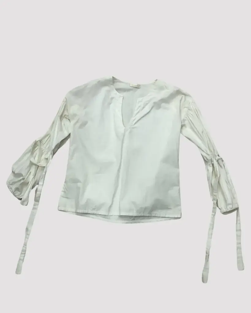 CAMISA  BLANCA MANGA LARGA 