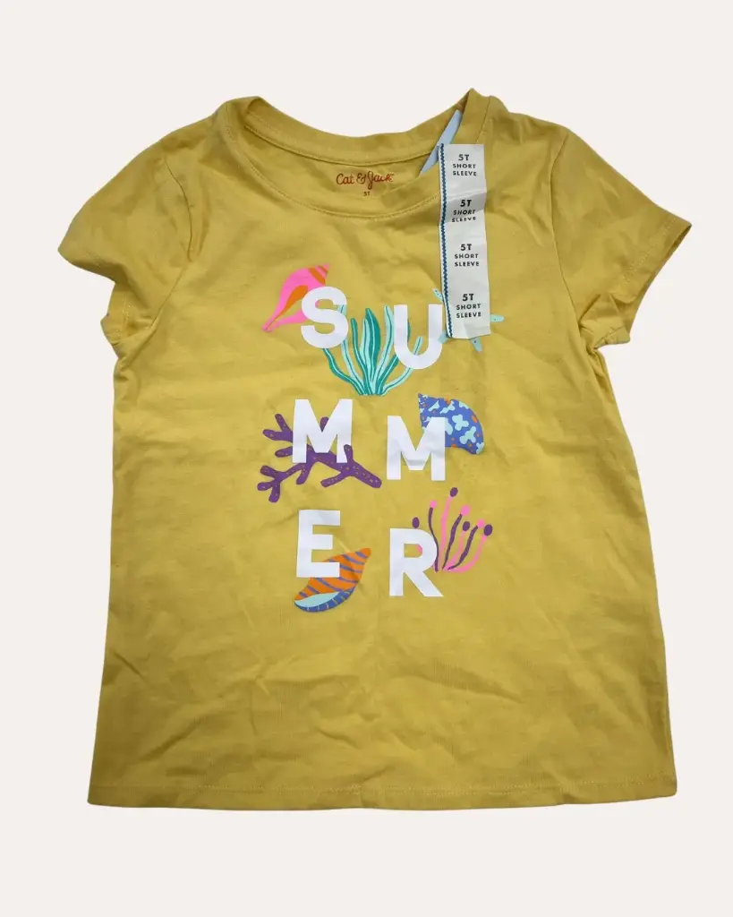 CAMISA AMARILLA CAT&JACK KIDS 