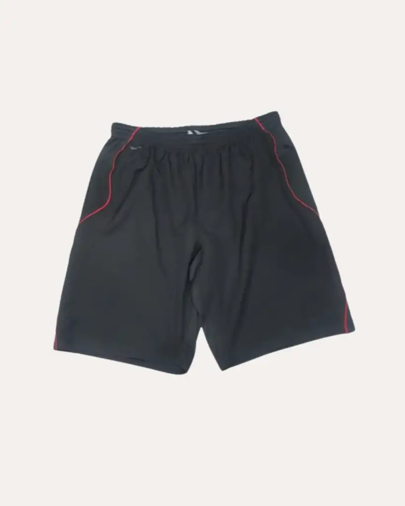 BERMUDA GRIS CON ROJO