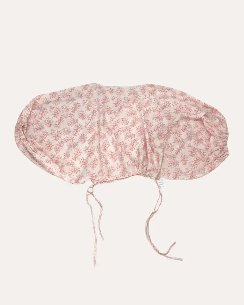 BLUSON  ROSADO CON ESTAMPADO DE FLORES