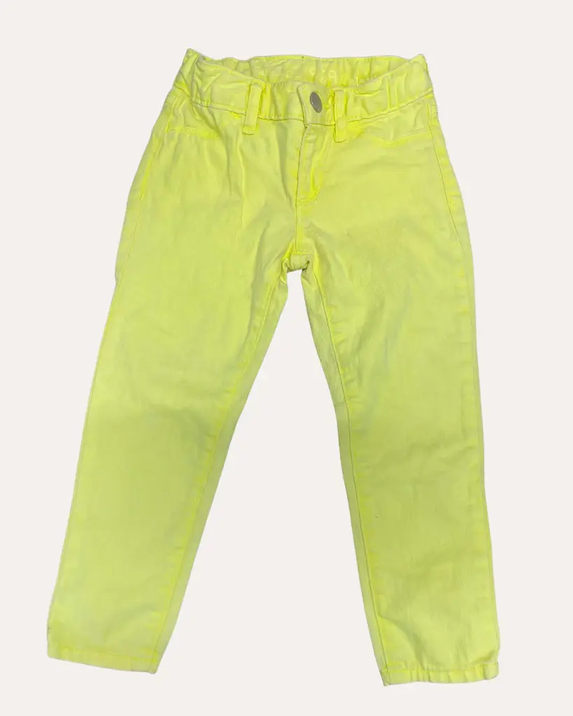 PANTALON AMARILLO NEON GAP KIDS