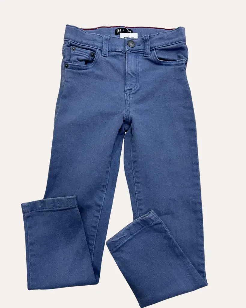 PANTALON AZUL DESTEÑIDO TEX