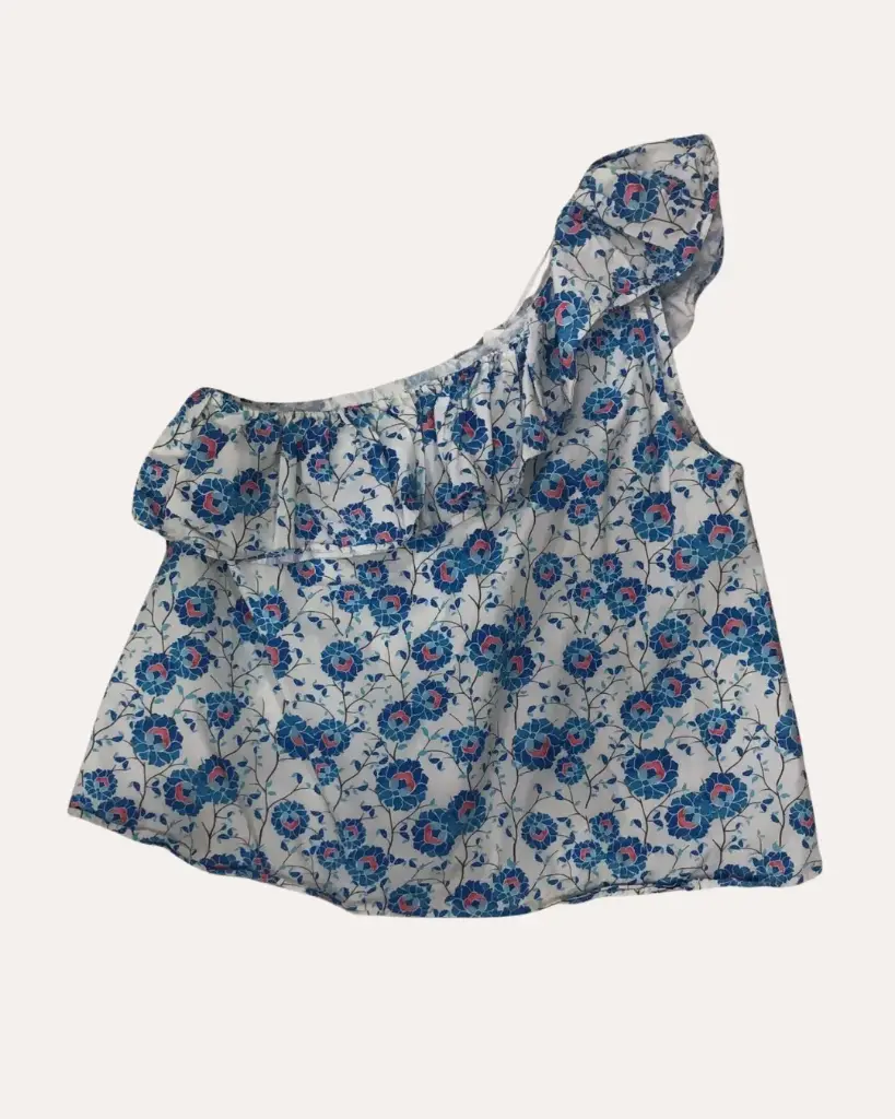 BLUSA BLANCO CON FLORES