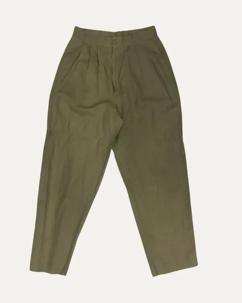 PANTALON LINO VERDE