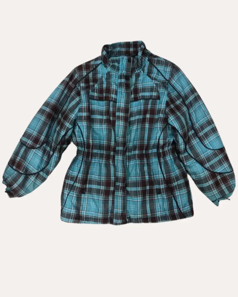 CHAQUETA AZUL DE CUADROS ARIZONA 