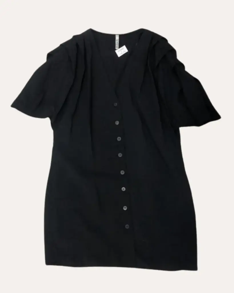 VESTIDO NEGRO ZARA 