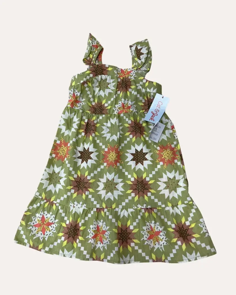 VESTIDO DE COLORES CAT & JACK NUEVO