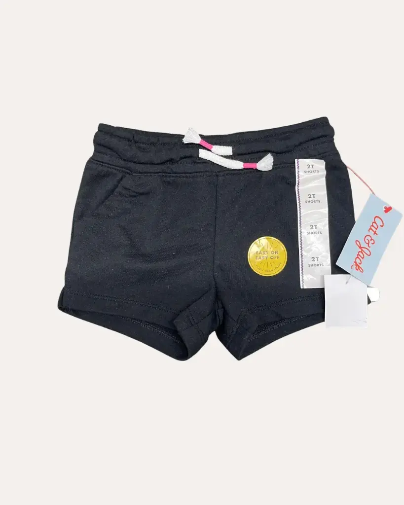 SHORT NEGRO CAT & JACK KIDS