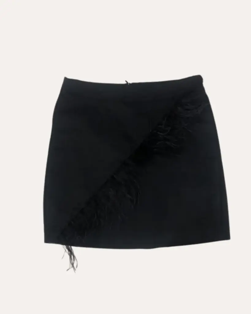 FALDA NEGRO STRADIVARIUS 