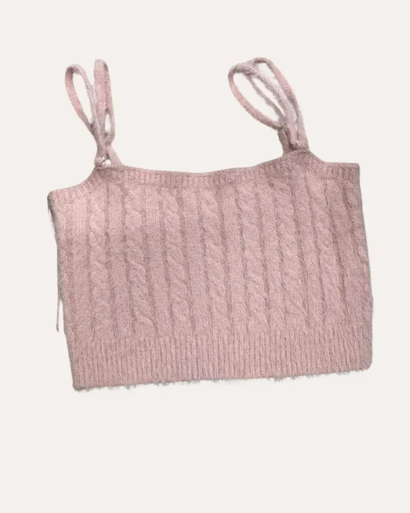 TOP ROSA PELUDO