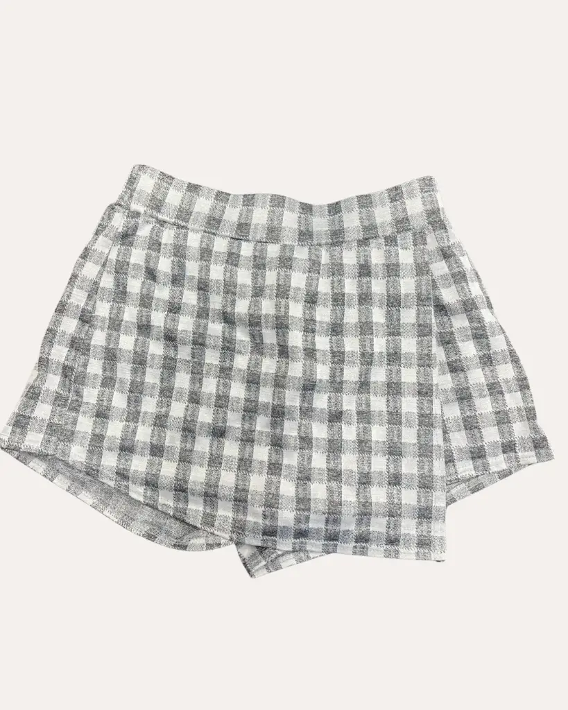 FALDA SHORT DE CUADROA LEMITE