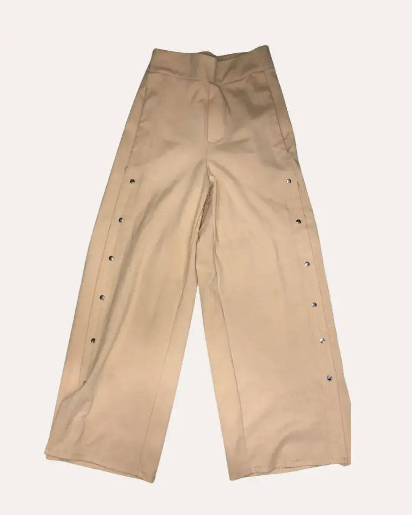 PANTALON AMARILLO SATINADO 
