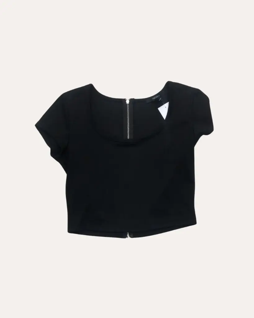 TOP NEGRO FOREVER 21