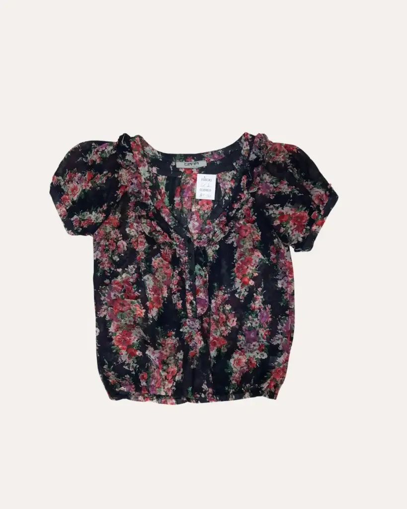 BLUSA FLOREADA ESTAMPA
