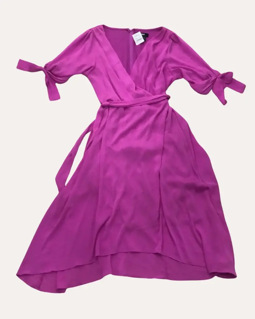 VESTIDO MAGENTA DNKY
