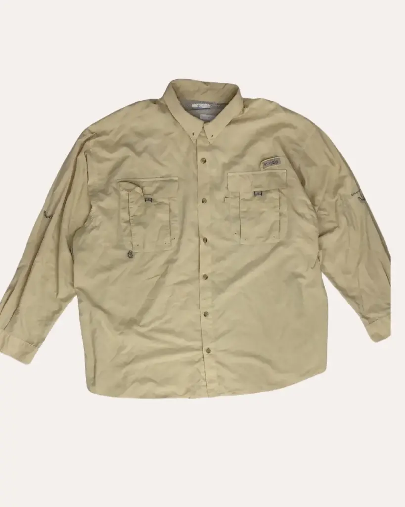CAMISA AMARILLO MANTEQUILLA COLUMBIA 