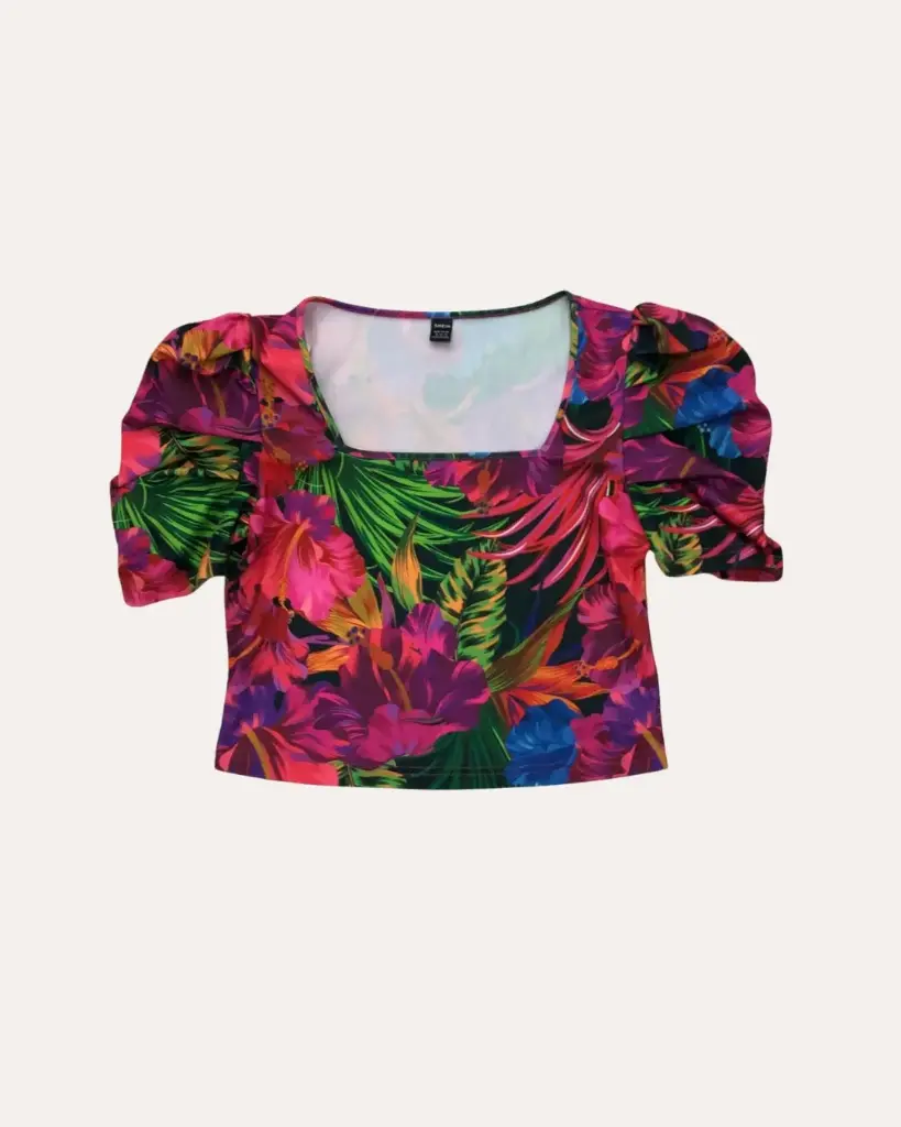 TOP TROPICAL SHEIN 