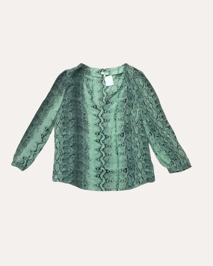 BLUSA VERDE ANIMAL PRINT JOIE