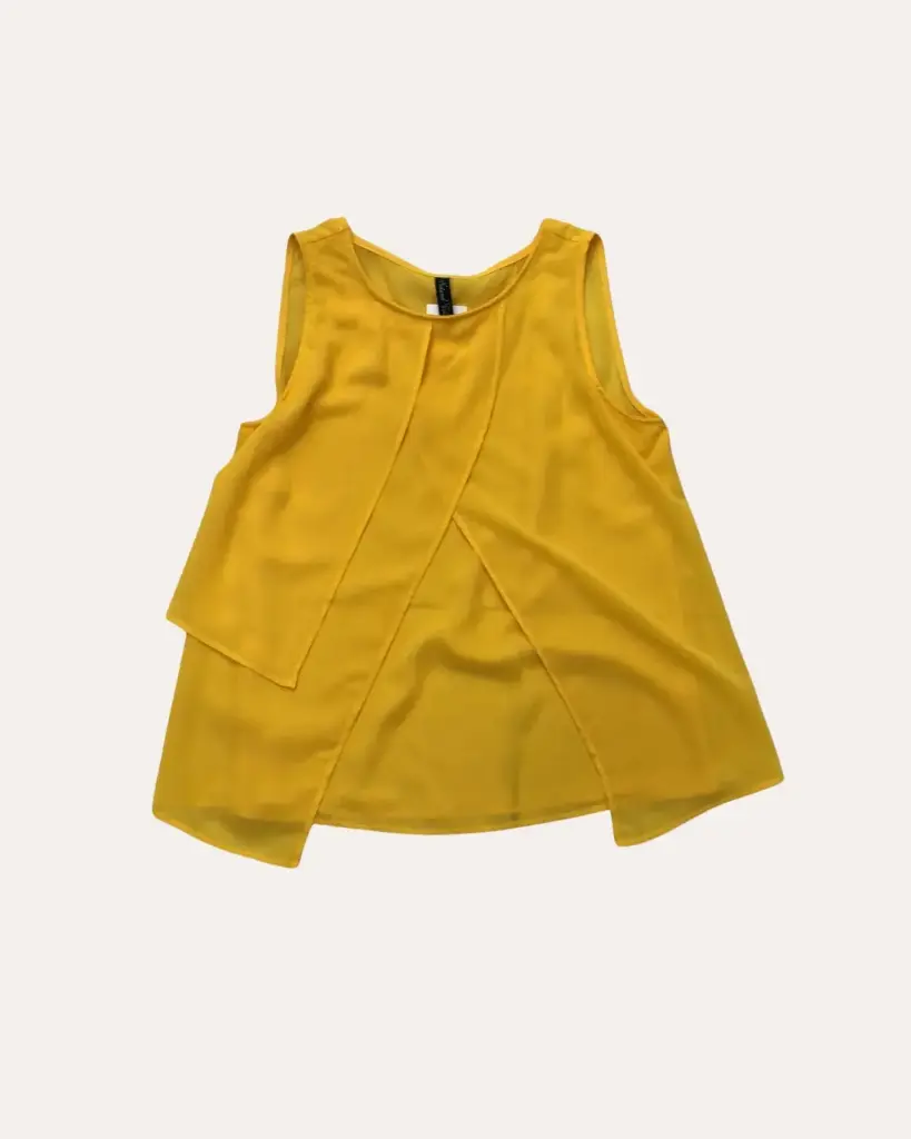 BLUSA AMARILLO TOSDADO NATURAL COLORS