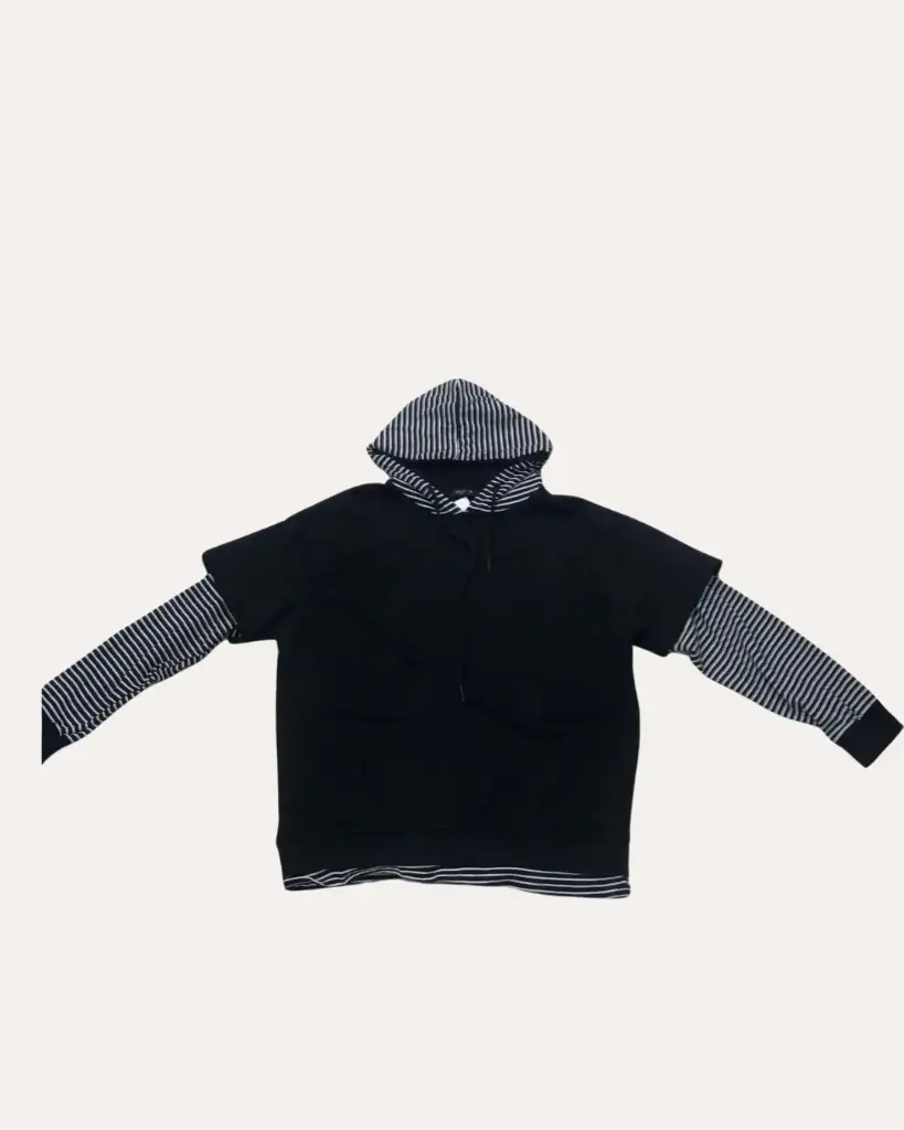 SUETER NEGRO CON RAYAS BALÚ