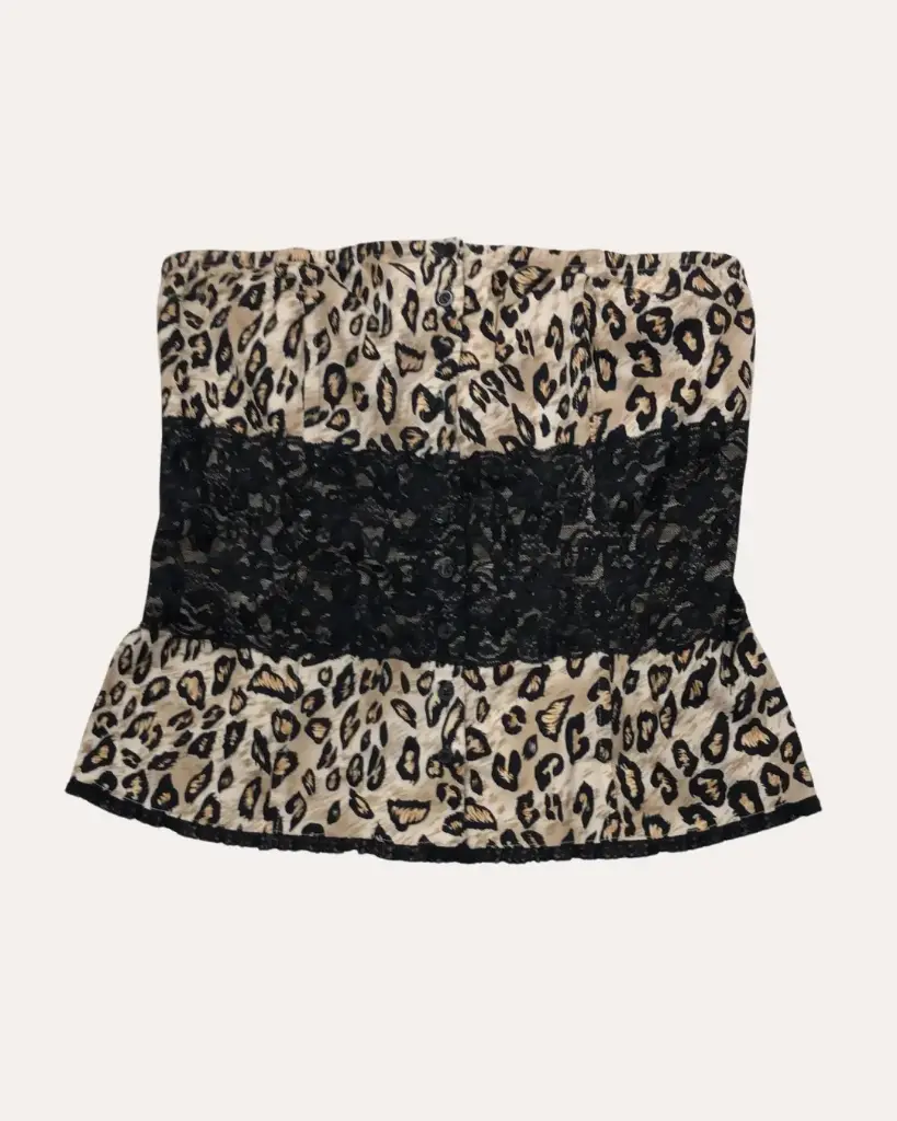 CORSET ANIMAL PRINT PAPAYA 