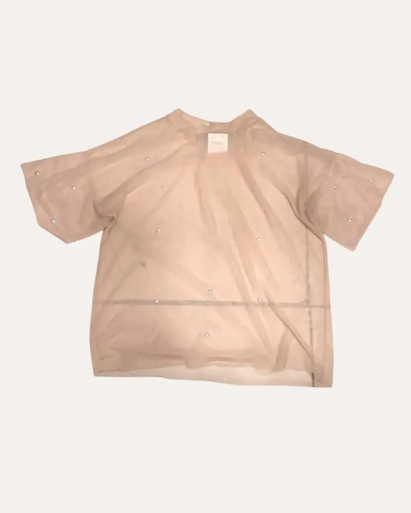 BLUSA BEIGE TRANSPARENTE MAGNOLIA 