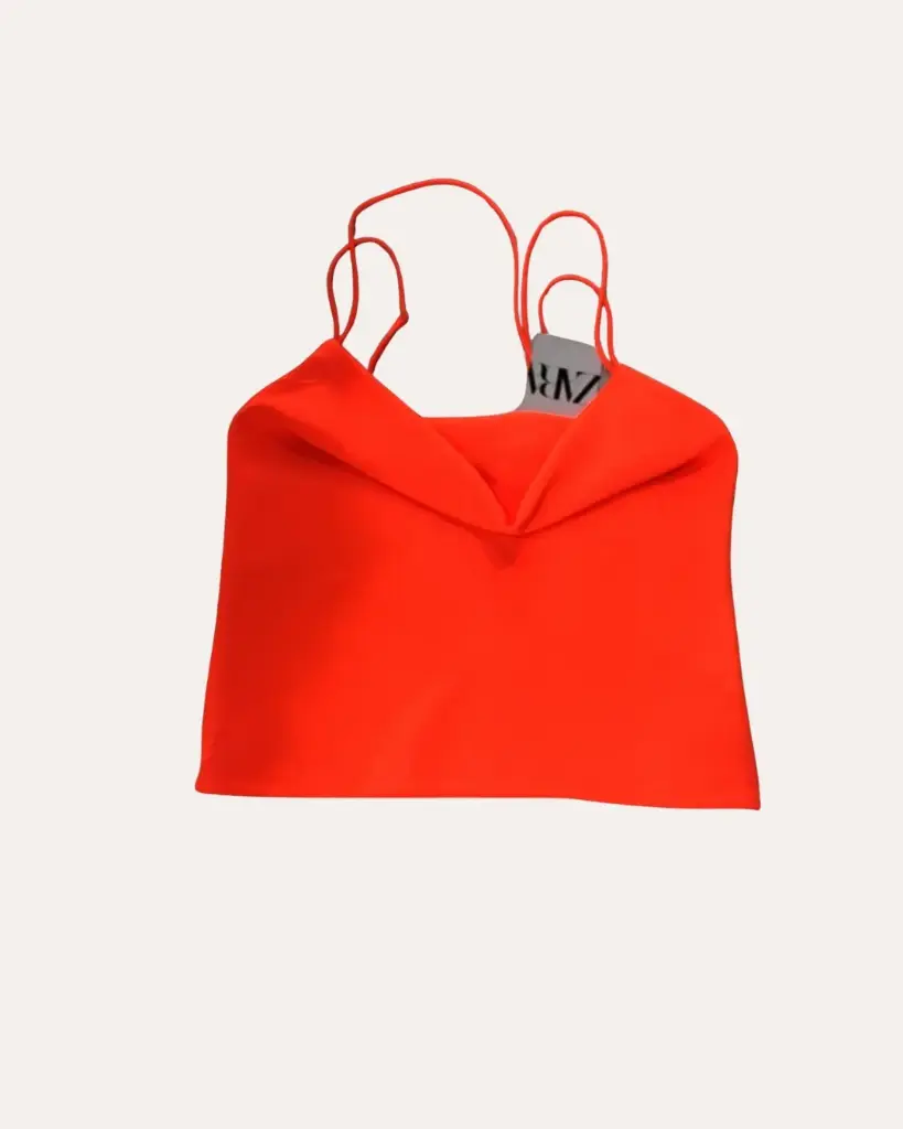 TOP NARANJA ZARA