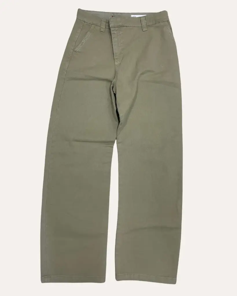 PANTALON VERDE MILITAR ZARA