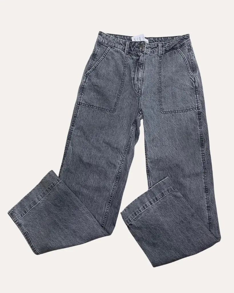 PANTALON DE JEAN NEGRO ZARA 