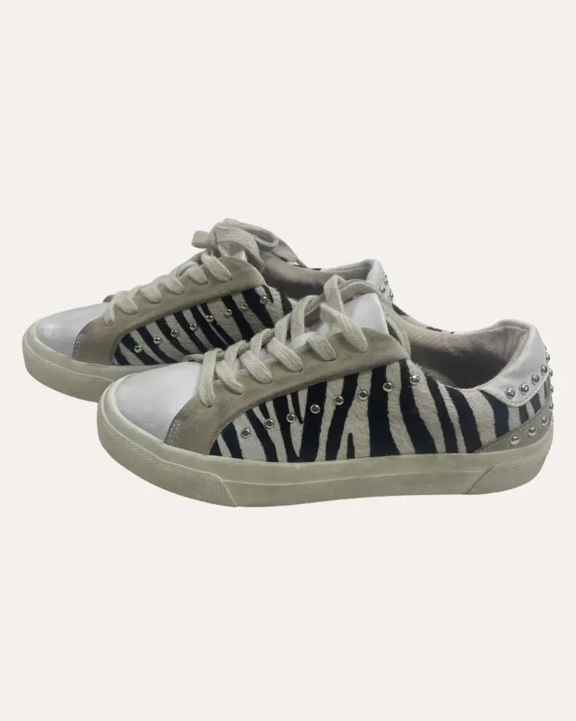 ZAPATOS DE CEBRA ZARA (ESTILO GOLDEN GOOSE) 