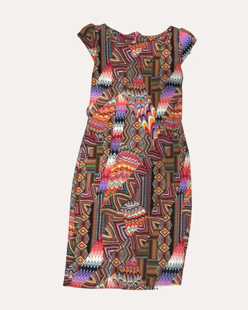 VESTIDO EST DE COLORES PYRAMIDE