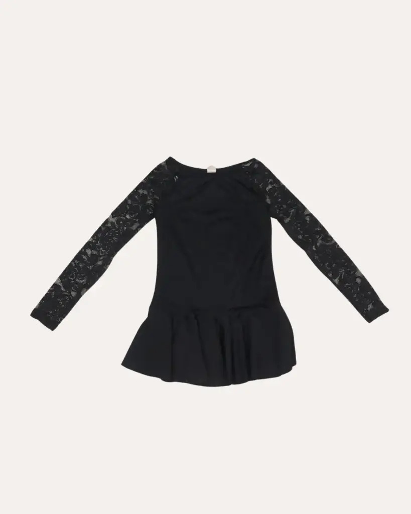 BLUSA NEGO CON ENCAJE ITONG
