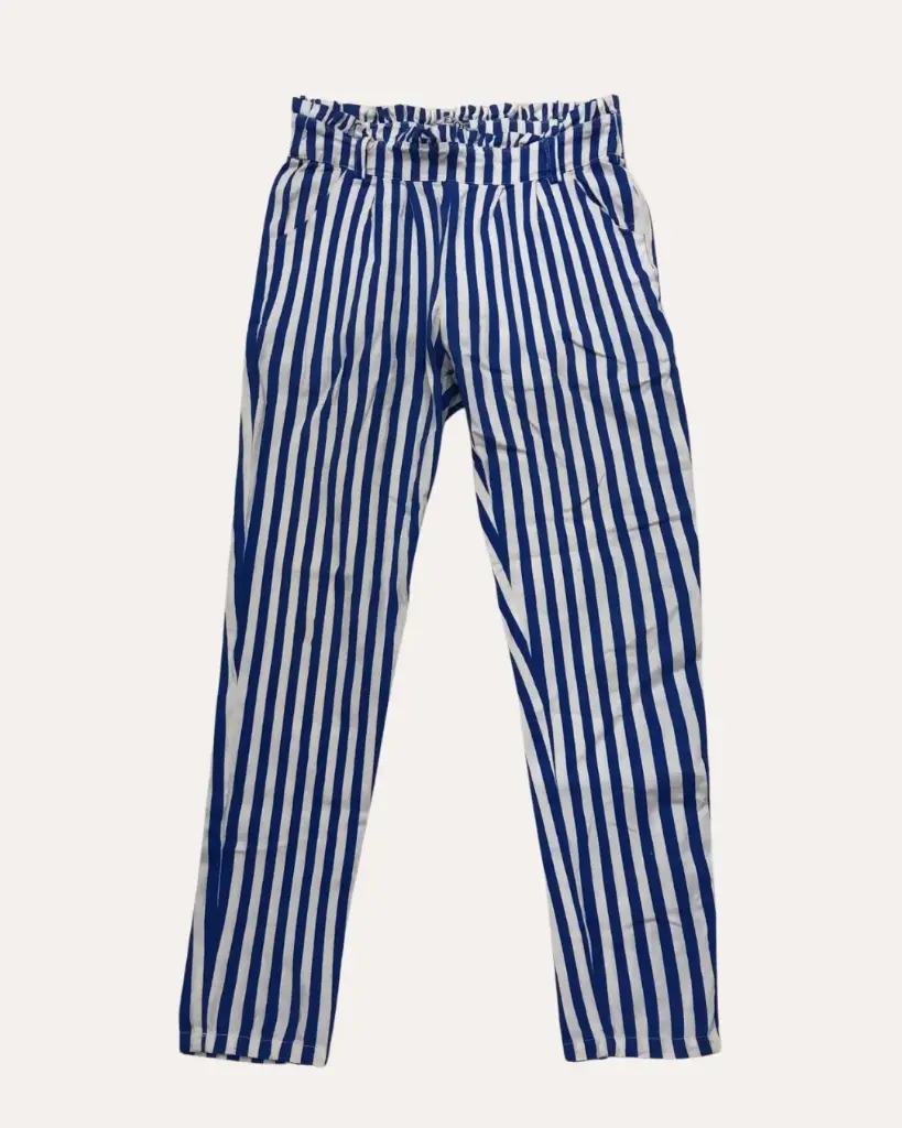 PANTALON BLANCO CON RAYAS EXOTIK