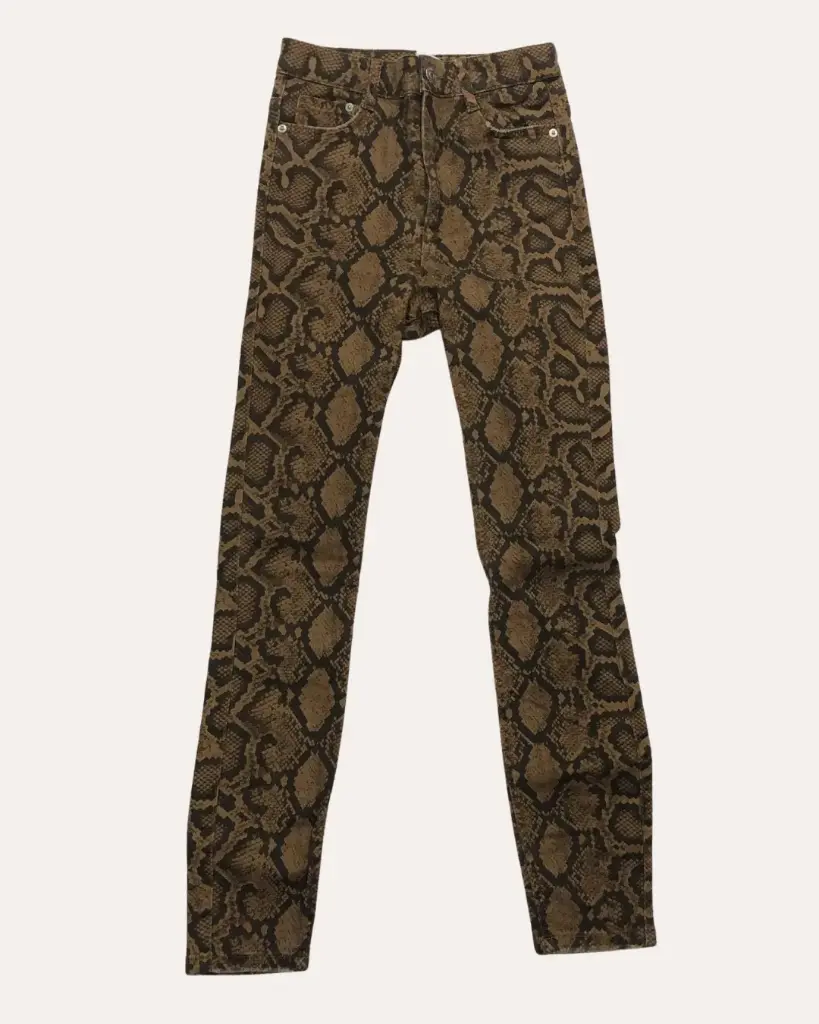 PANTALON ANIMAL PRINT COCODRILO ZARA 