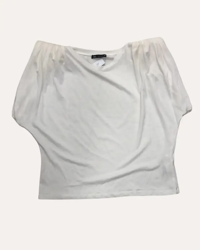 BLUSA BLANCO ZARA 