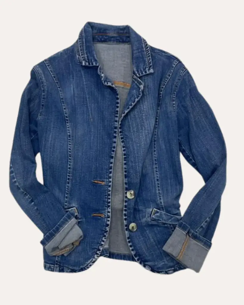 CHAQUETA JEAN OSCURO 