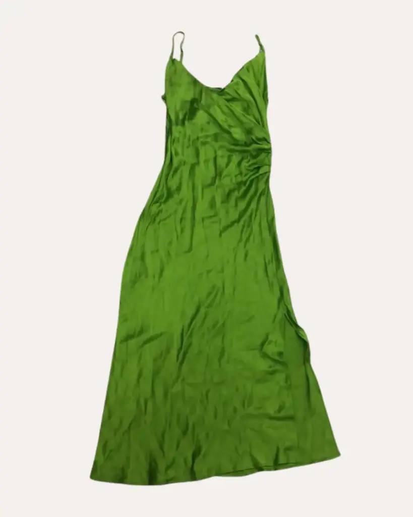 VESTIDO VERDE ZARA