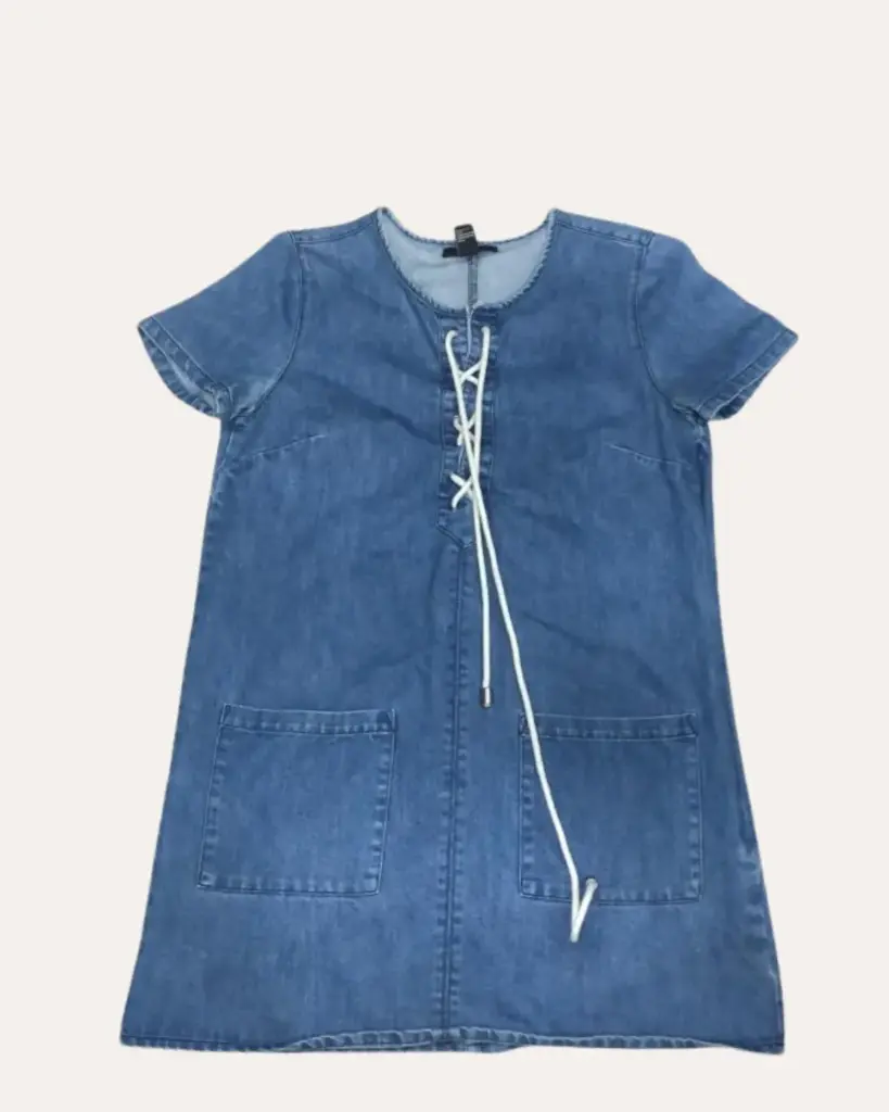 VESTIDO DENIM FOREVER 21