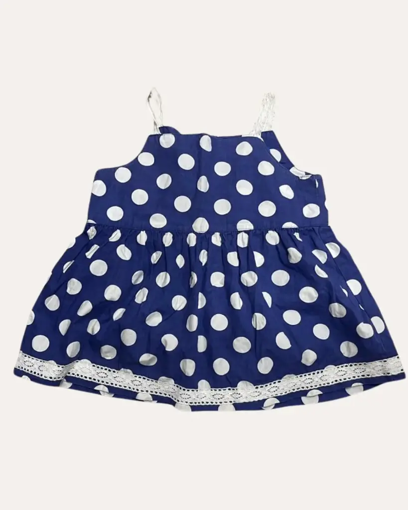 BLUSA AZUL CON PUNTOS EPK